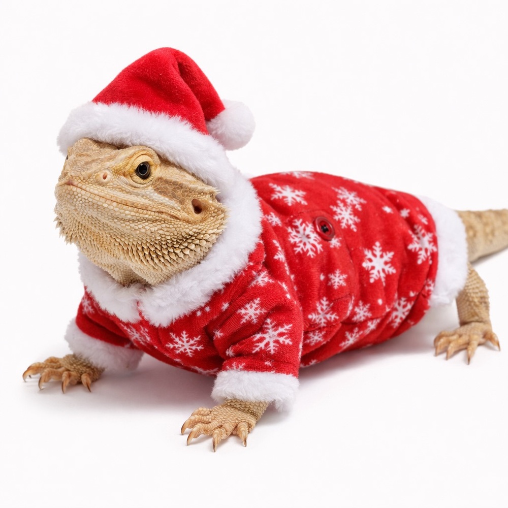 Merry & Bright Reptile Red Snowflake Pajamas